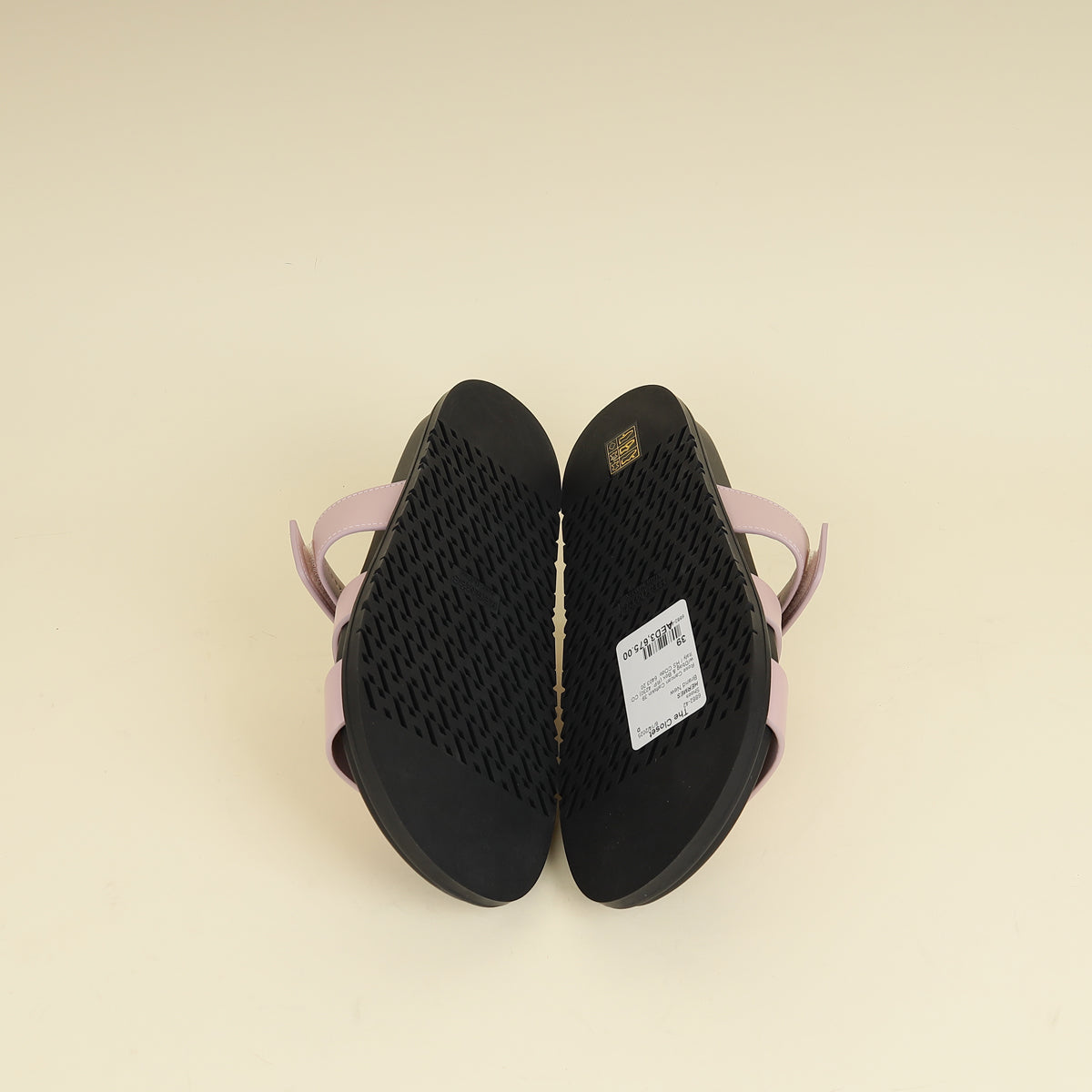 Hermes Rose Cancan Chypre Sandals 39-Hermes-THE CLOSET