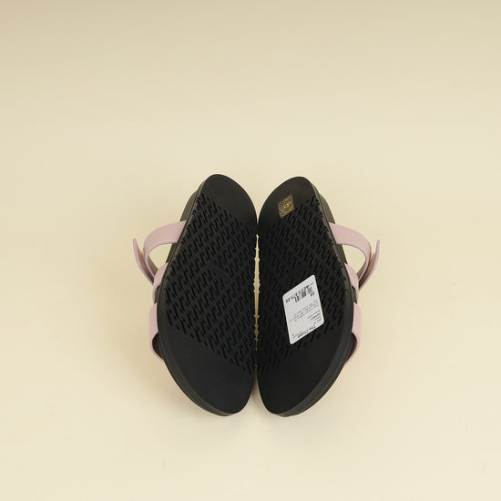 Hermes Rose Cancan Chypre Sandals 39-Hermes-THE CLOSET