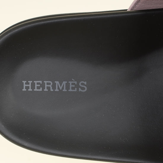 Hermes Rose Cancan Chypre Sandals 39-Hermes-THE CLOSET