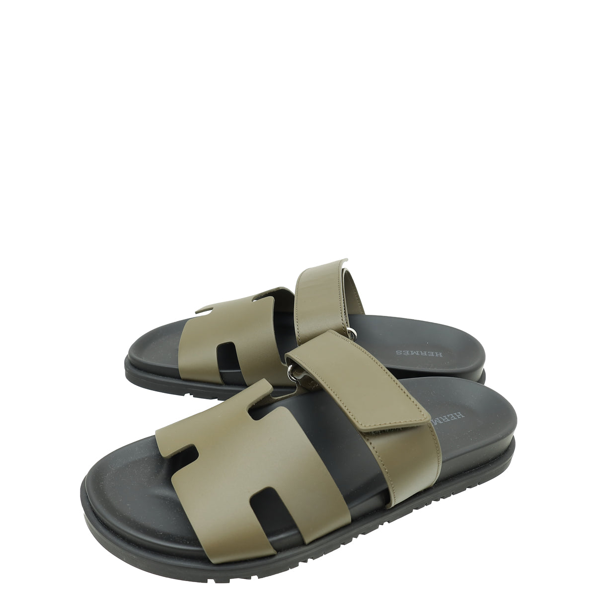 Hermes Vert Toundra Chypre Sandal 40.5-Hermes-THE CLOSET