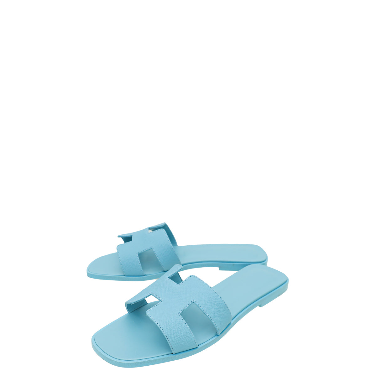 Hermes Bleu Littoral Oran Sandal 40