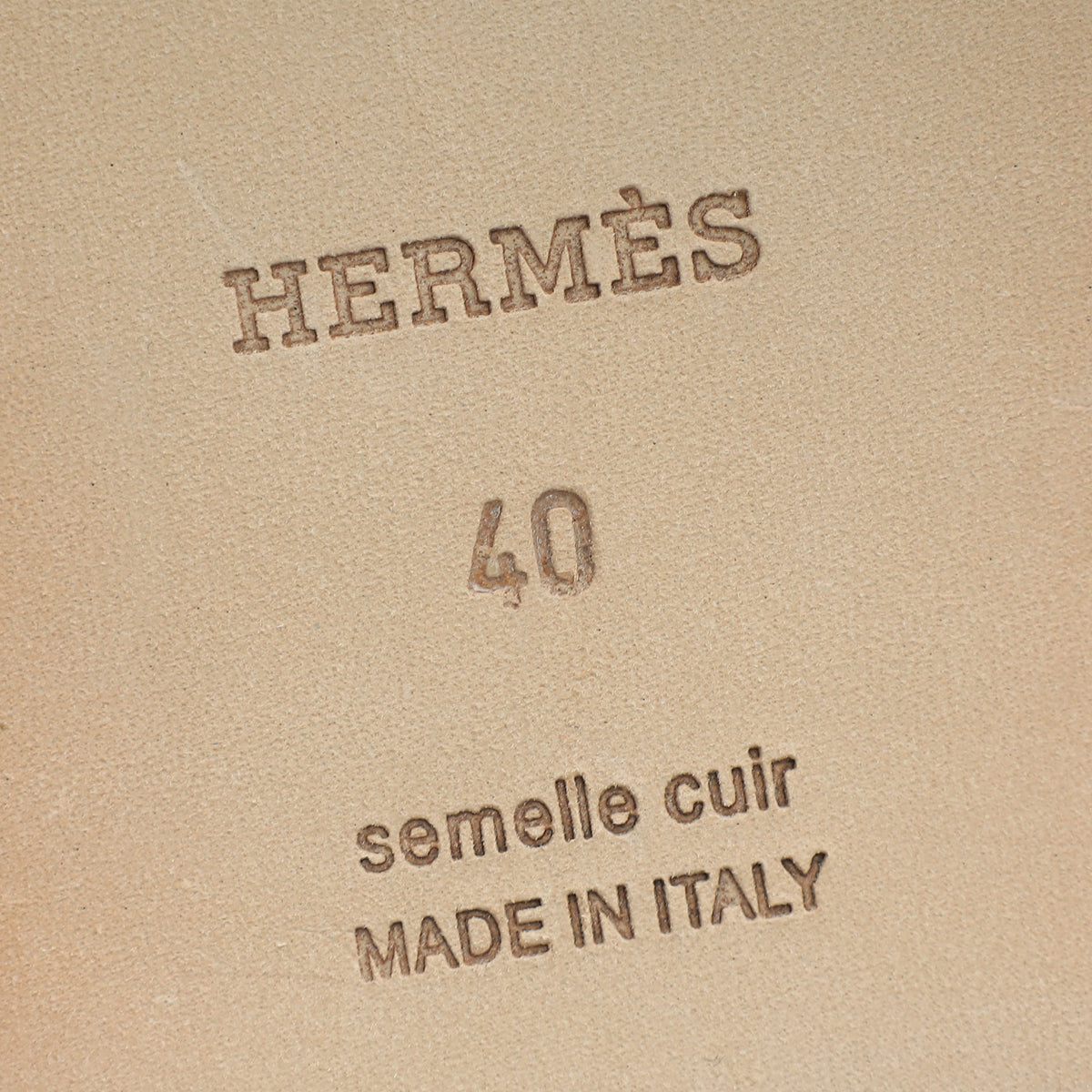 Hermes Bleu Littoral Oran Sandal 40