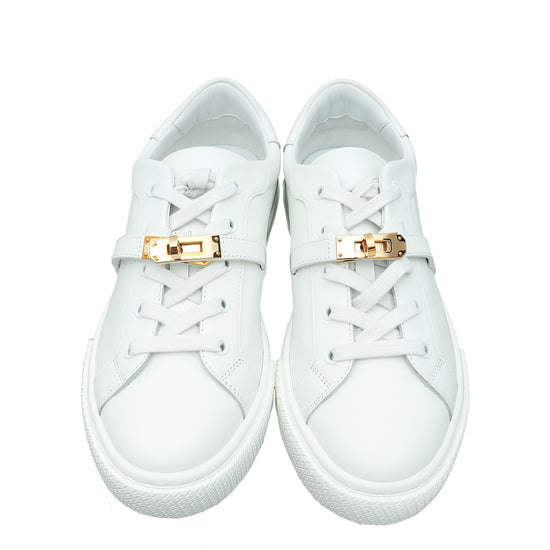 Hermes White Day Sneaker 40