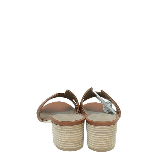 Hermes Gold Oasis Sandal 40