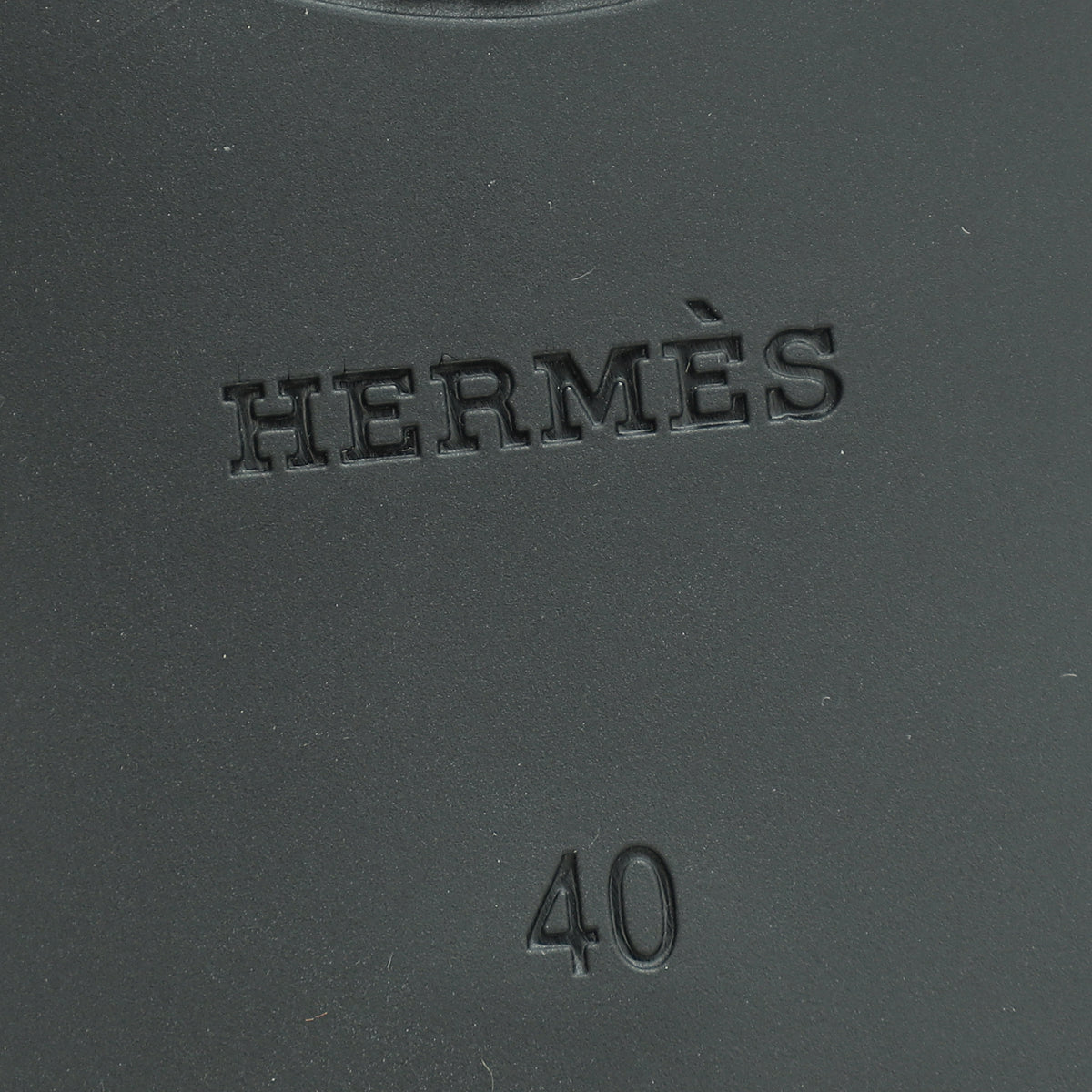 Hermes Noir Egerie Waterproof TPU Sandal 40