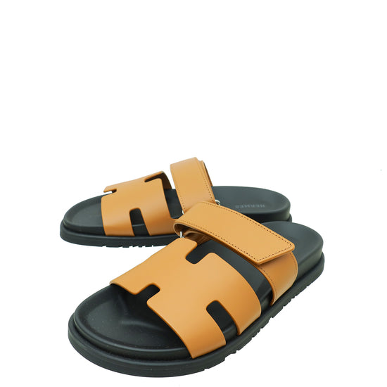 Hermes Bicolor Chypre Sandals 40