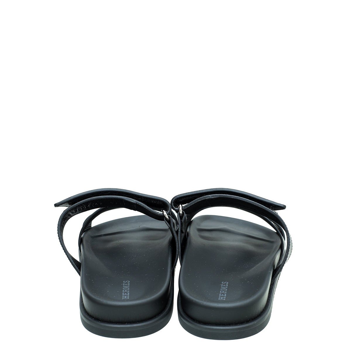 Hermes Black Chypre Sandals 40 – THE CLOSET