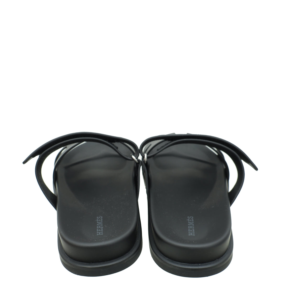 Hermes Noir Chypre Sandal 41