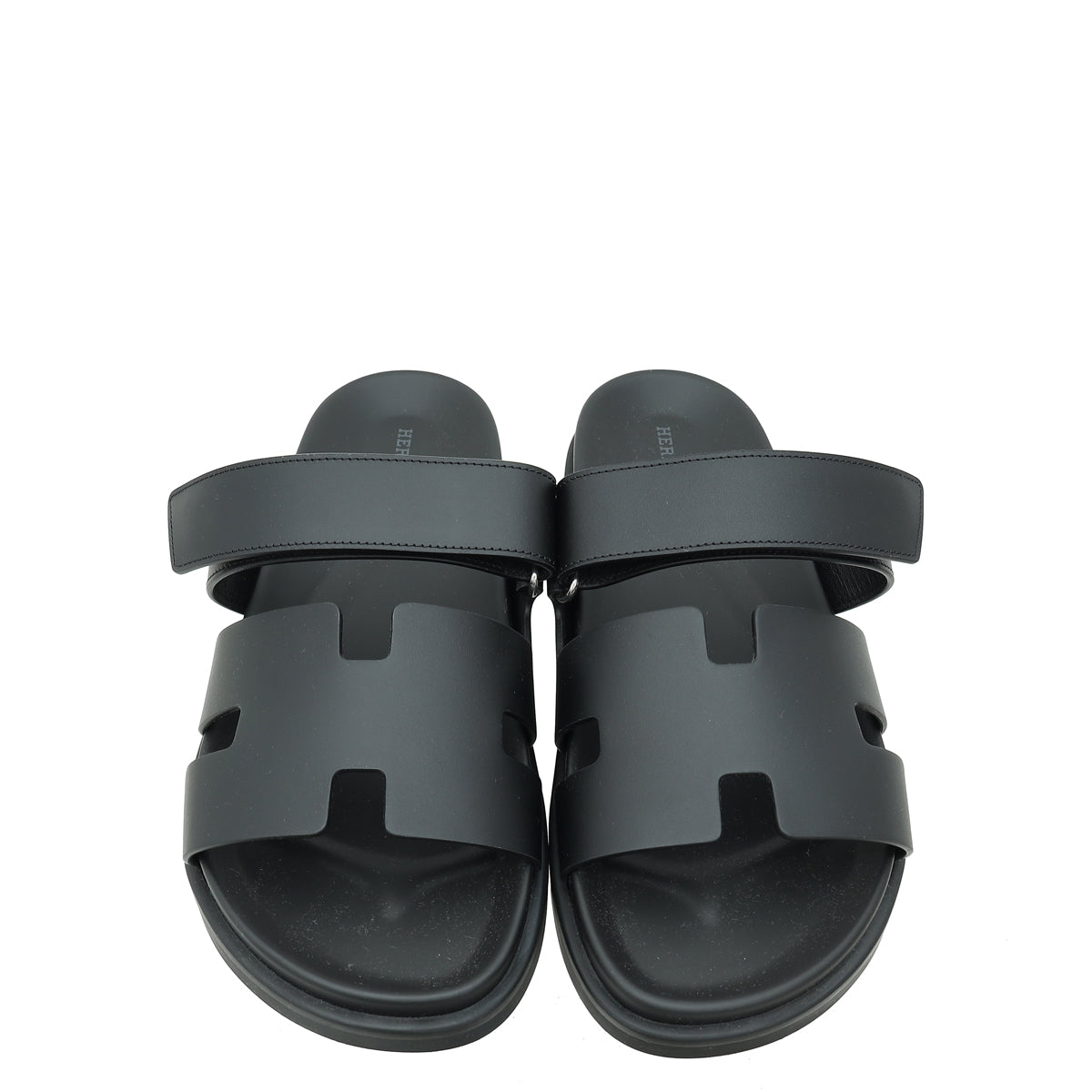 Hermes Noir Chypre Sandal 41