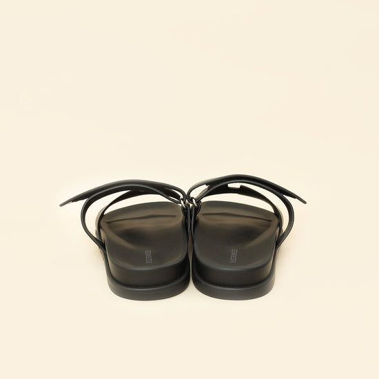 Hermes Black Chypre Sandals 41-Hermes-THE CLOSET