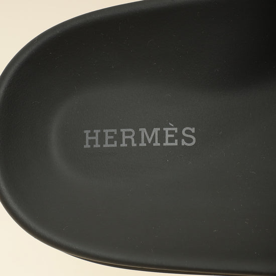 Hermes Black Chypre Sandals 41-Hermes-THE CLOSET