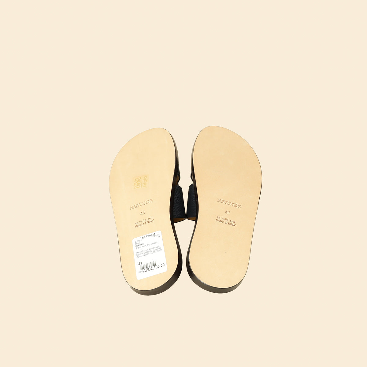 Hermes Marine Izmir Sandals 41-Hermes-THE CLOSET