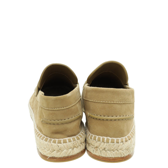 Load image into Gallery viewer, Hermes Beige Sable Trip Suede Goatskin Espadrille 41
