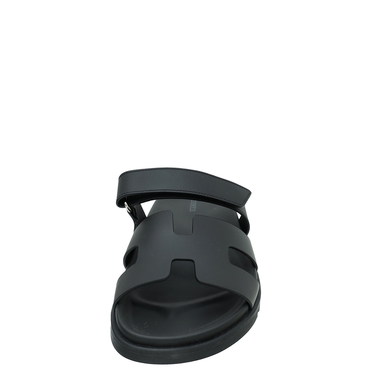 Hermes Noir Chypre Calfskin Sandal 41-Hermes-THE CLOSET