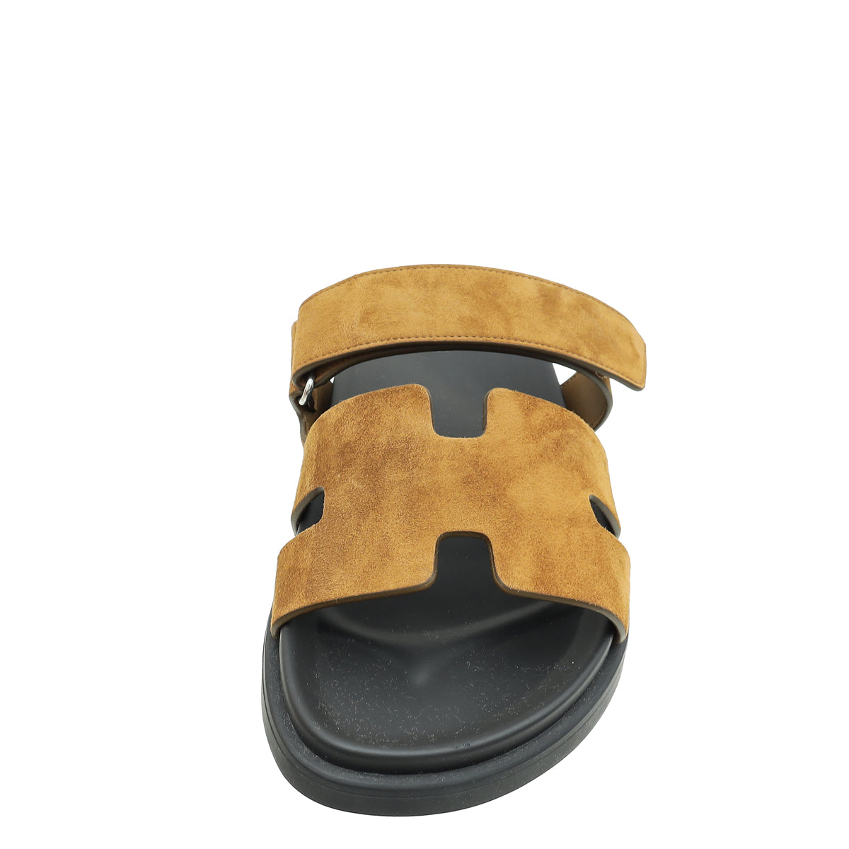 Hermes Brun Fume Suede Goatskin Chypre Sandal 42-Hermes-THE CLOSET