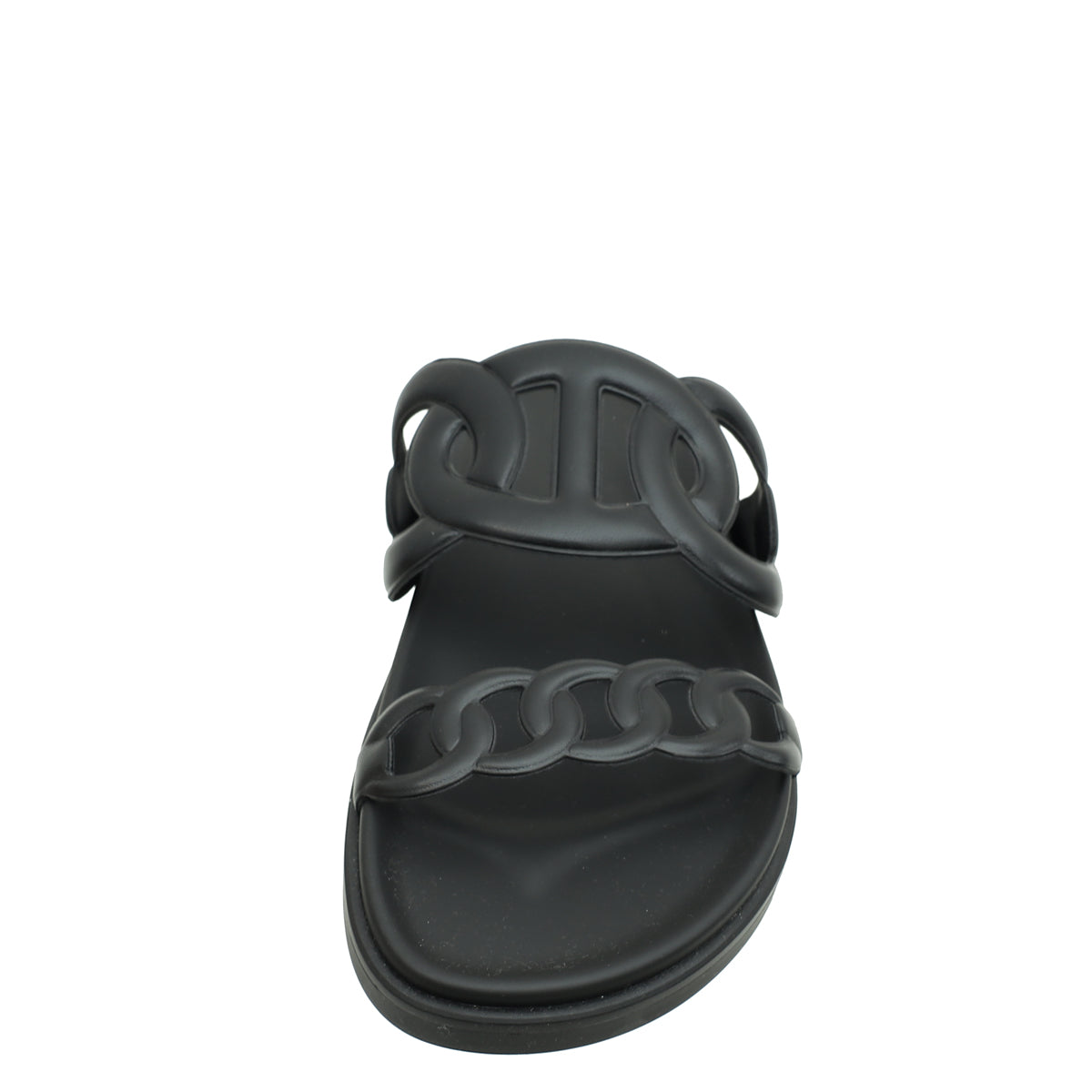 Hermes Noir Extra Sandal 42-Hermes-THE CLOSET