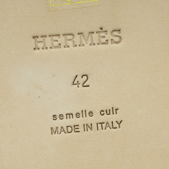 Hermes Noir Izmir Sandal 42