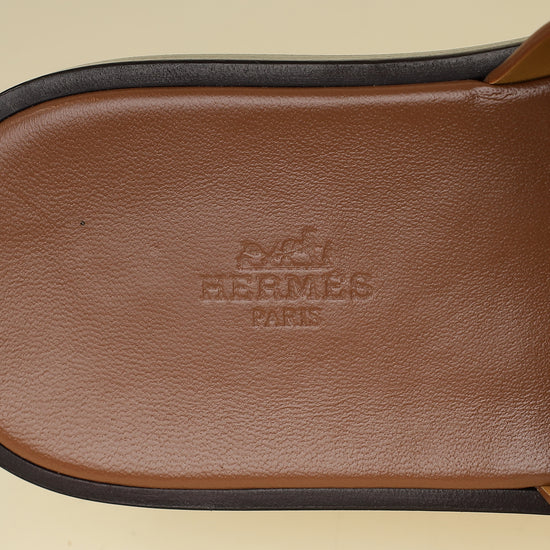 Hermes Gold Izmir Sandal 42-Hermes-THE CLOSET