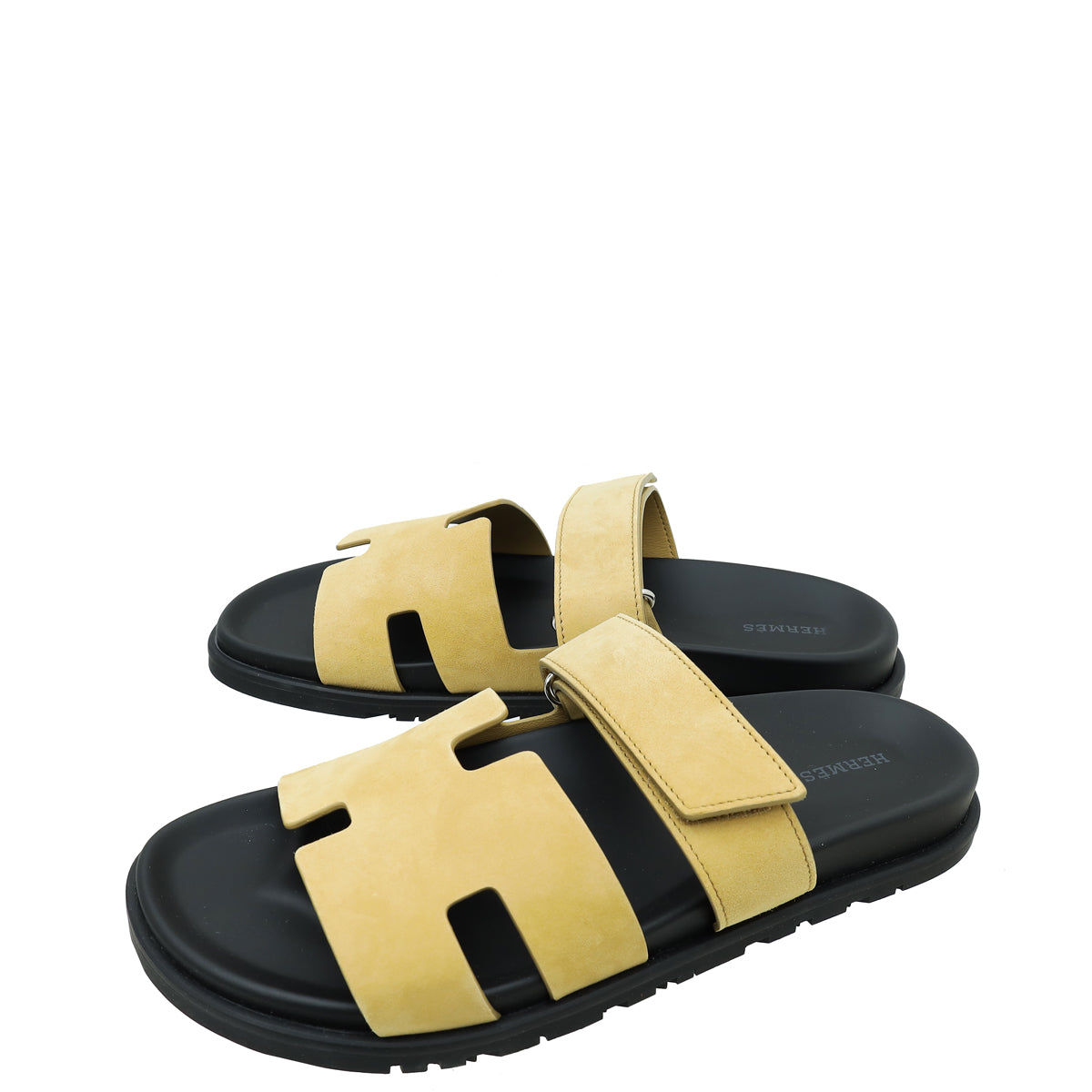 Hermes Beige Argile Suede Chypre Sandal 43-Hermes-THE CLOSET