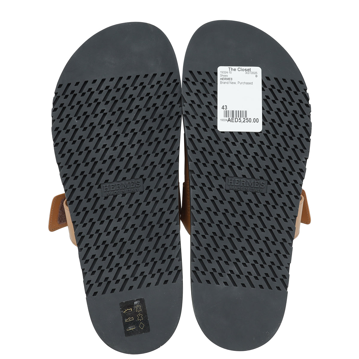 Hermes Naturel Chypre Sandal 43