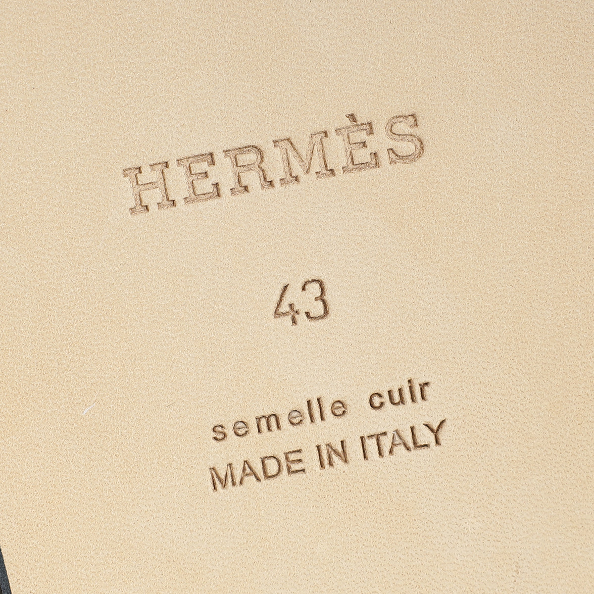 Hermes Bicolor Izmir Sandals 43