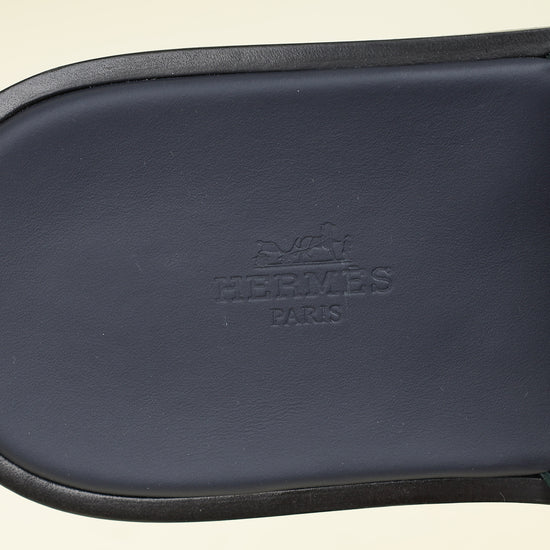 Hermes Bicolor Izmir Sandals 43