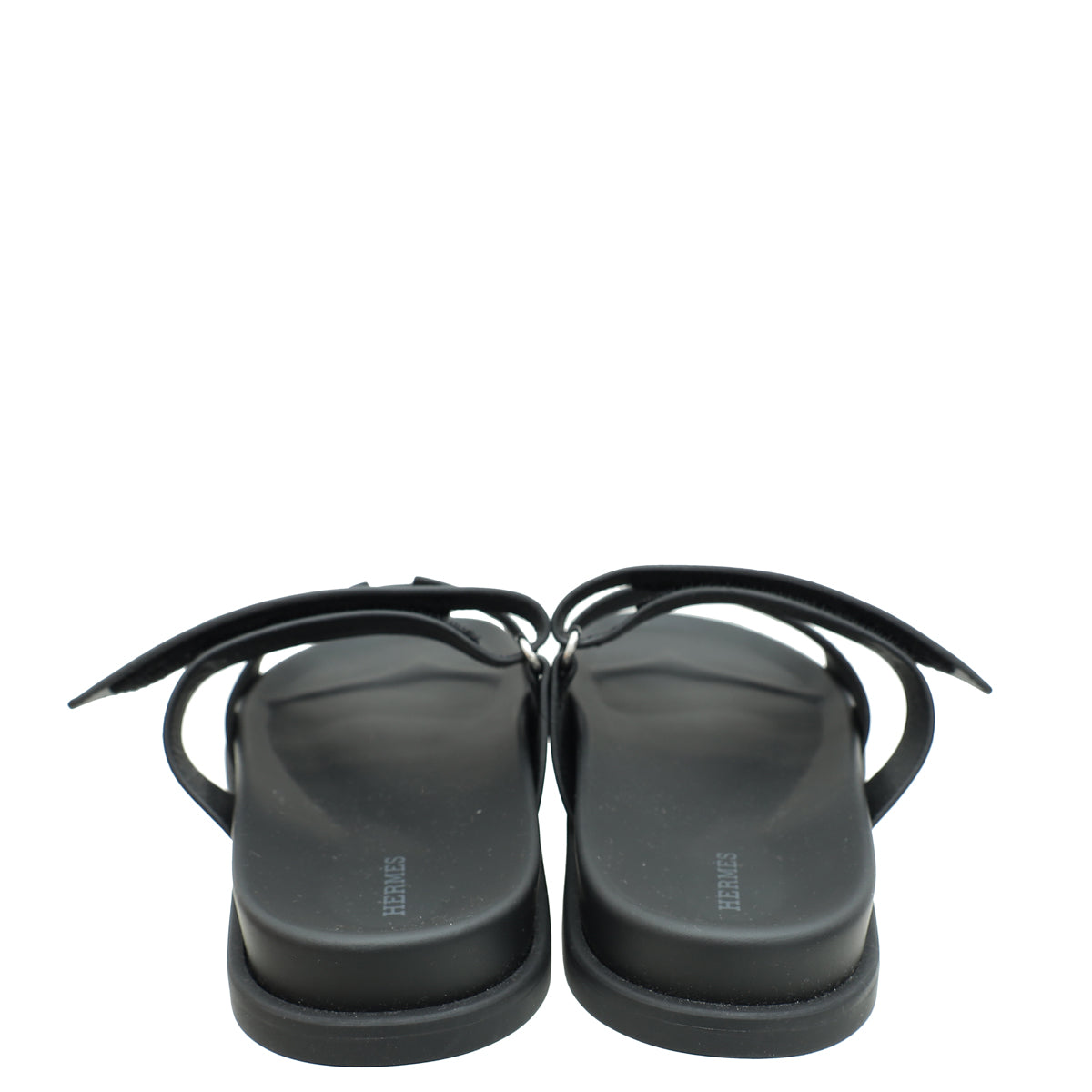 Hermes Noir Chypre Sandal 44.5