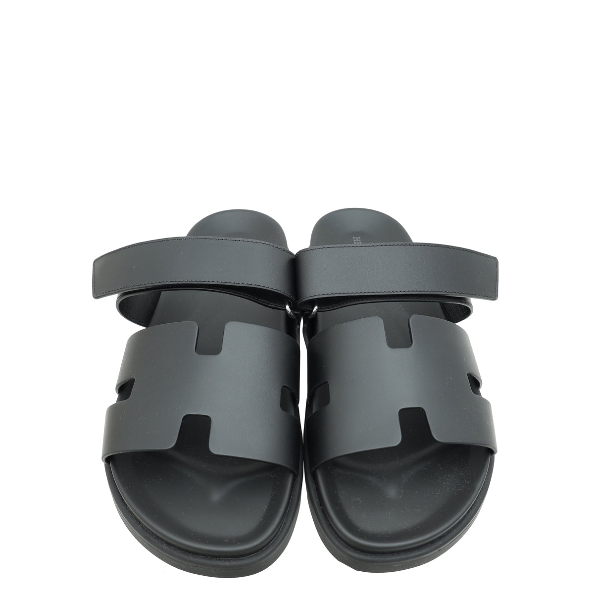 Hermes Noir Chypre Sandal 44.5