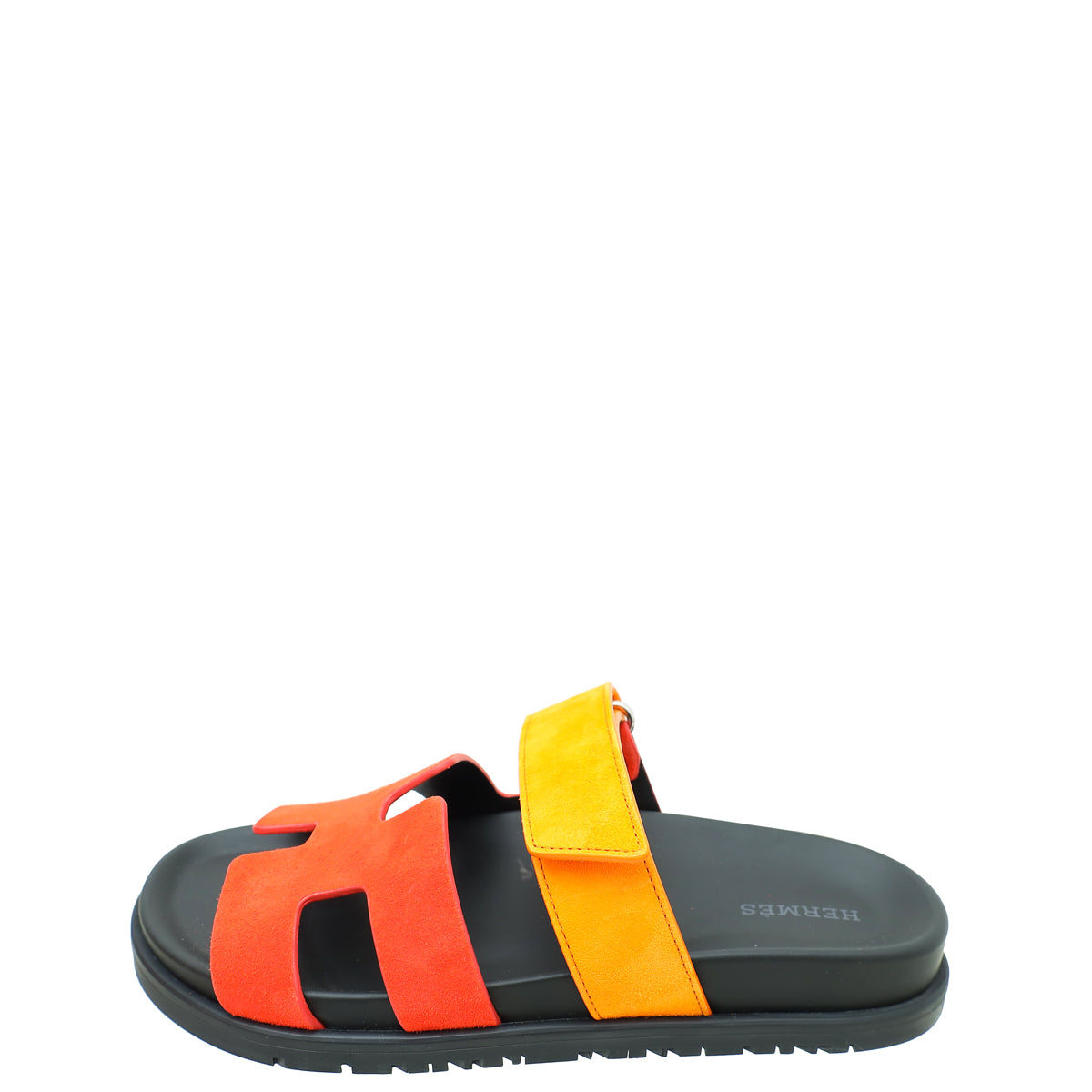 Hermes Bicolor Chypre Suede Sandal 36