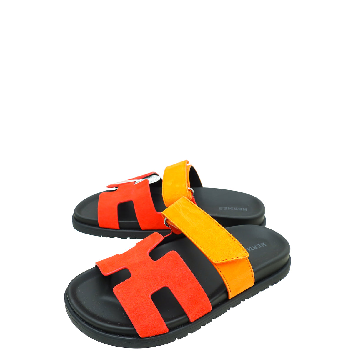 Hermes Bicolor Suede Chypre Sandal 36-Hermes-THE CLOSET