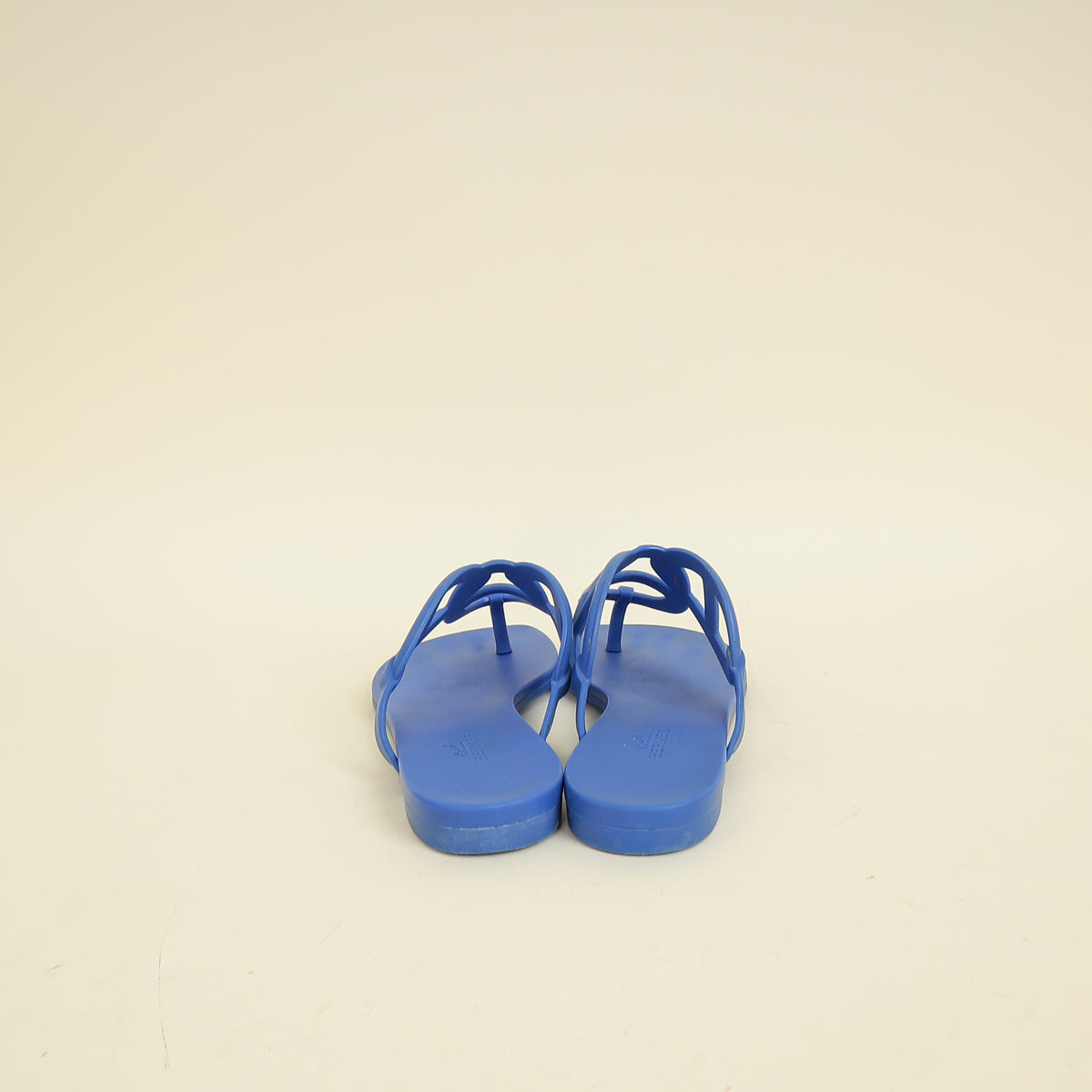 Hermes Bleu Outremer Egerie Sandals 35