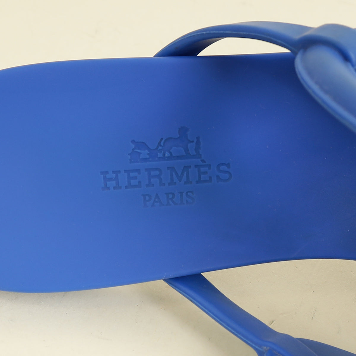 Hermes Bleu Outremer Egerie Sandals 35