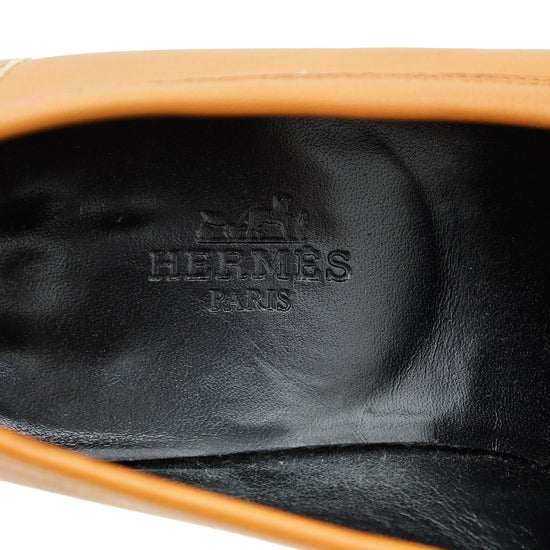 Hermes Naturel Paris Loafer 35