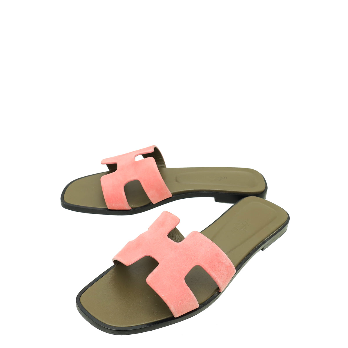 Hermes Bicolor Suede Oran Sandal 36.5-Hermes-THE CLOSET