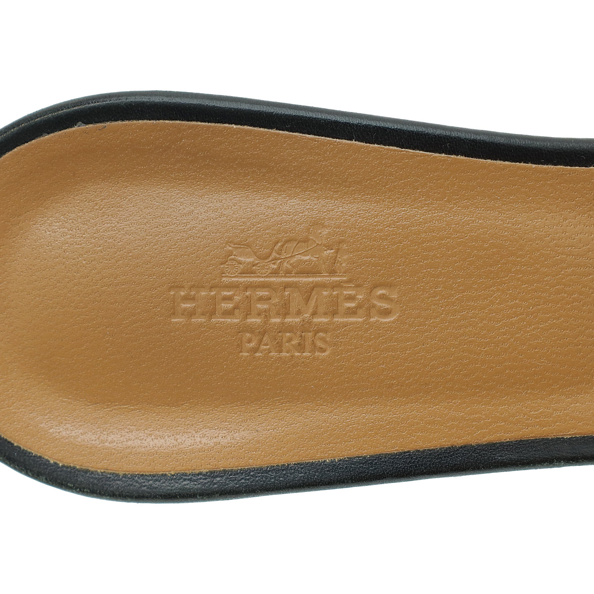 Hermes Noir Oasis Sandal 36.5