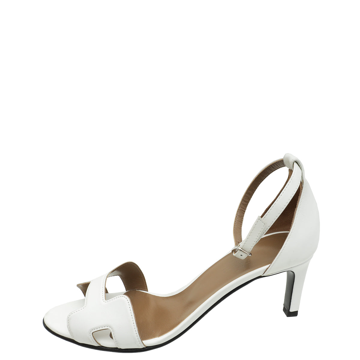 Hermes Blanc Premiere 70 Sandal 36.5