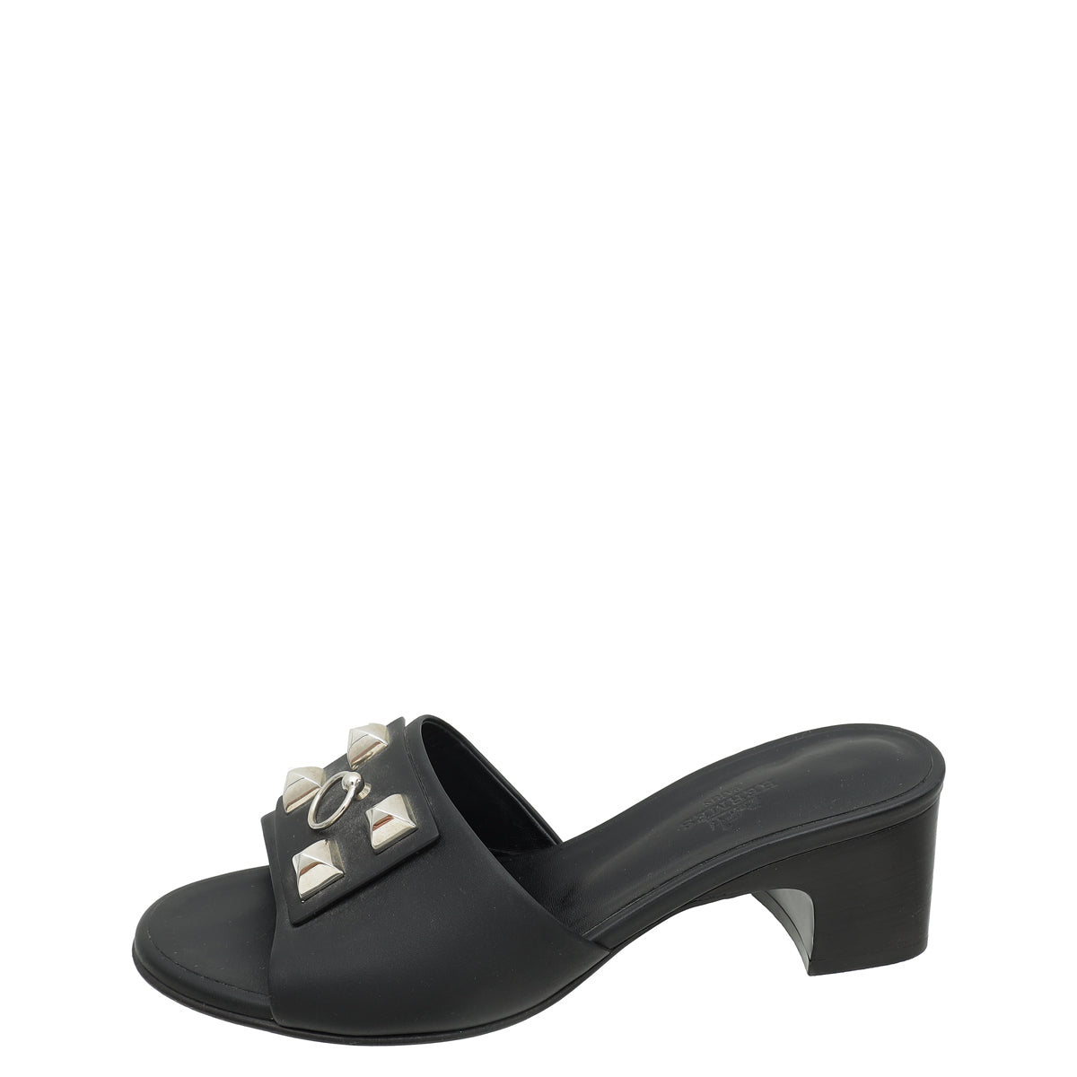 Hermes Noir Dreamy Sandal 36.5