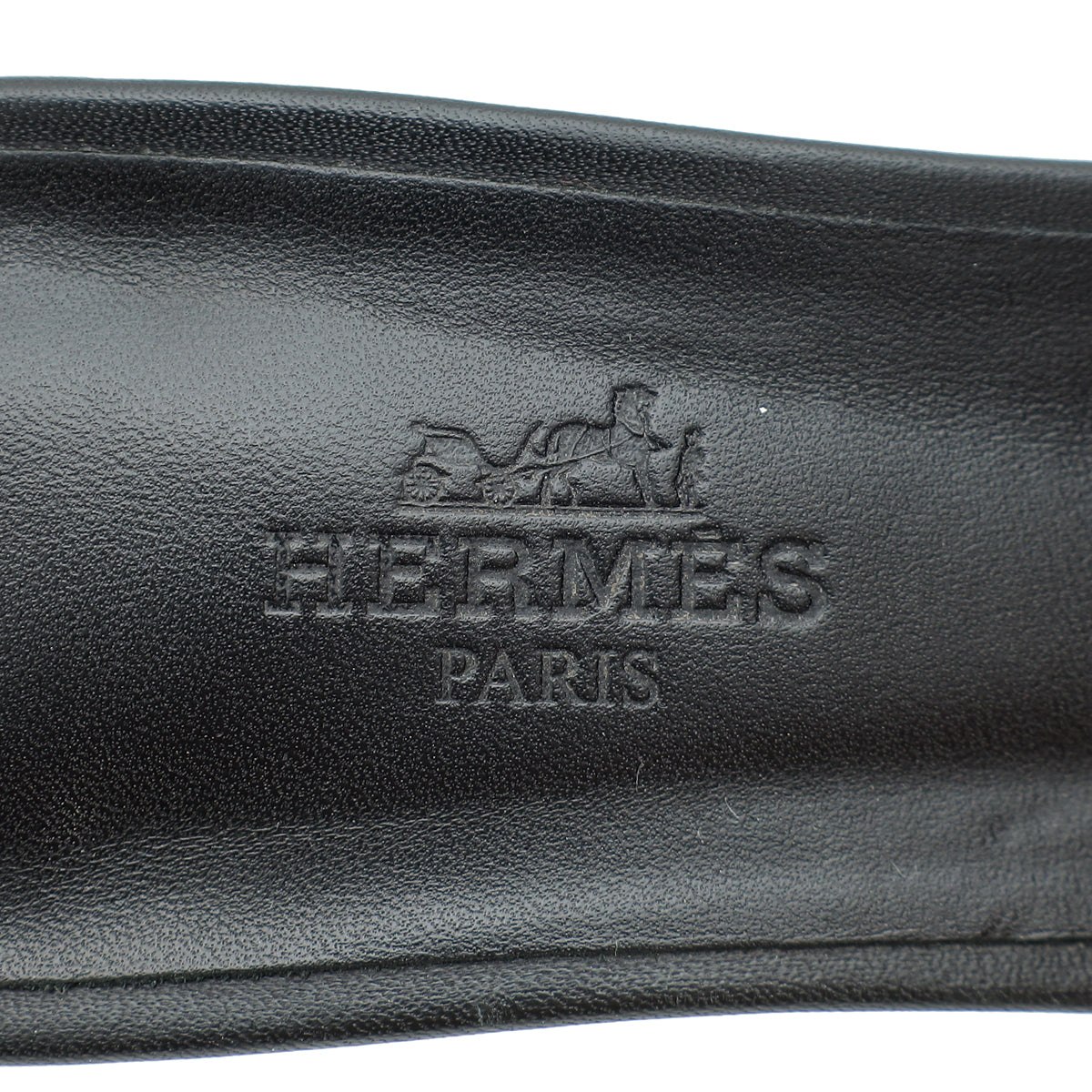 Hermes Noir Dreamy Sandal 36.5