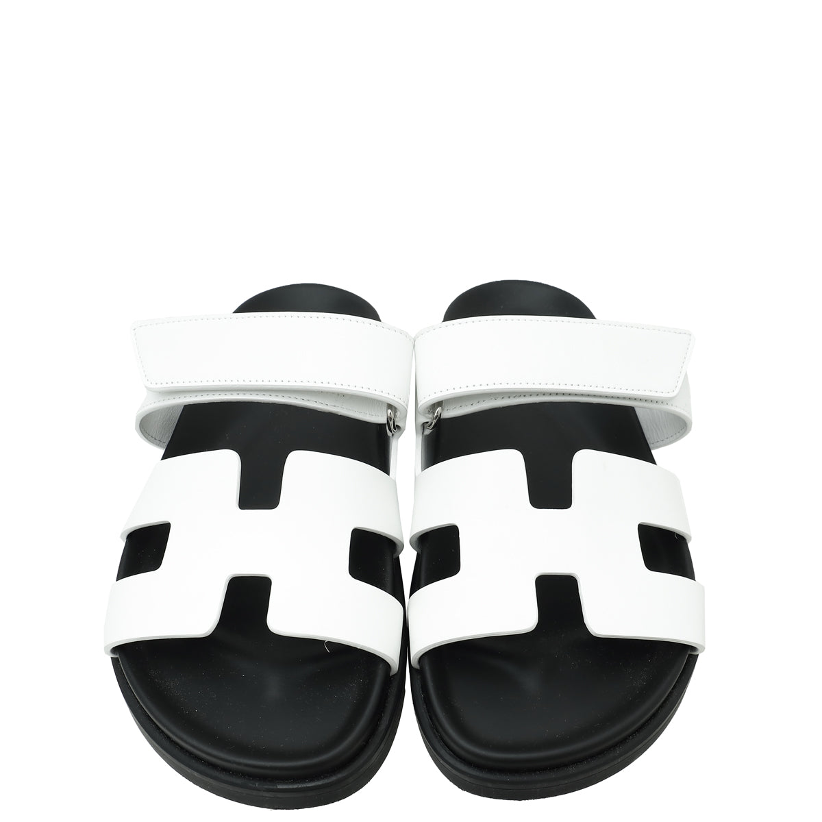 Hermes Blanc Chypre Sandals 36.5