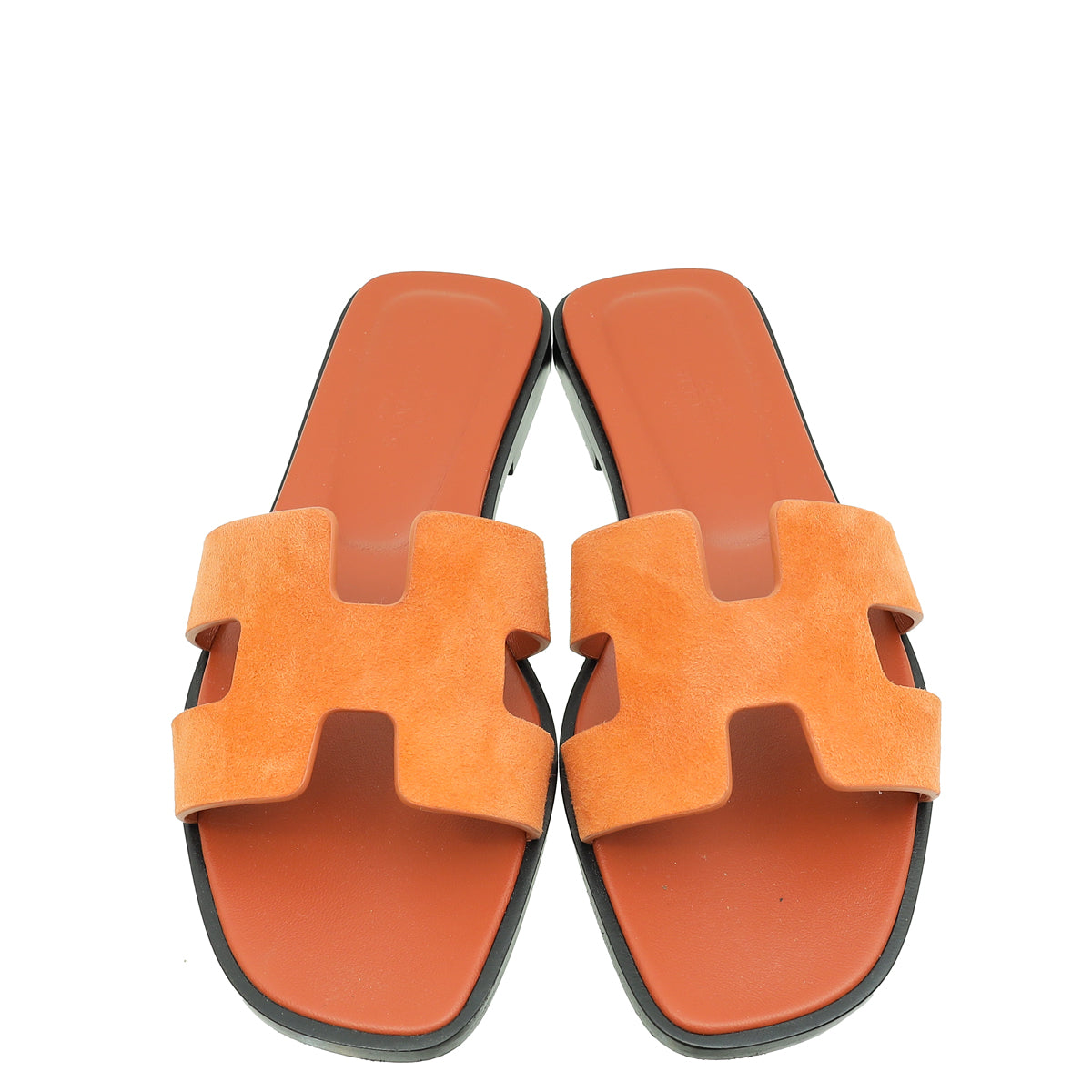Hermes Orange Corail Suede Oran Sandal 36 – THE CLOSET