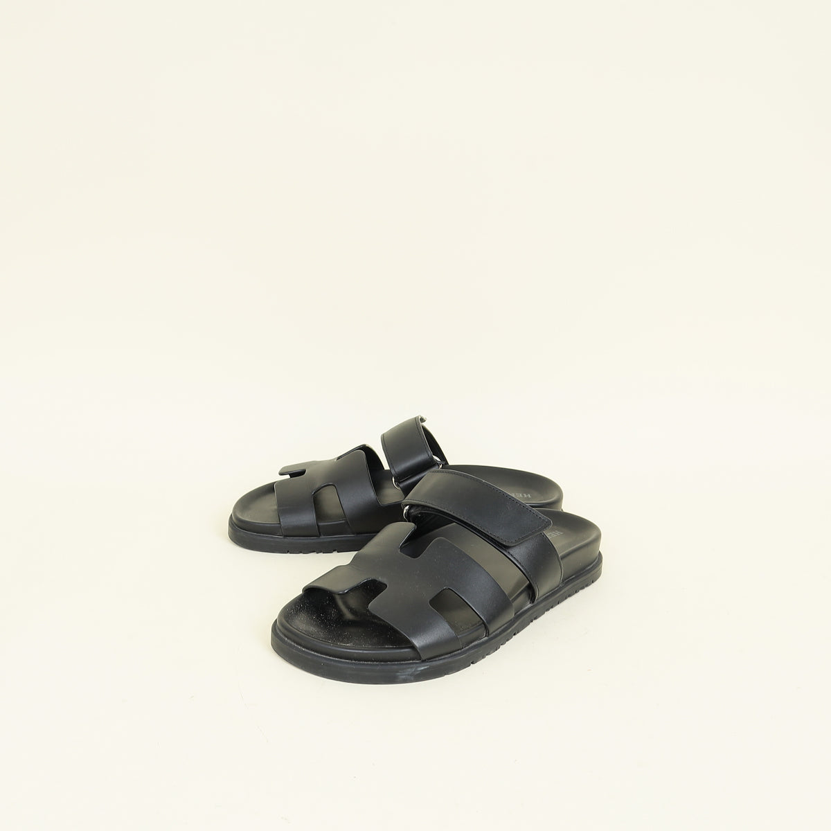 Hermes Noir Chypre Sandal 36