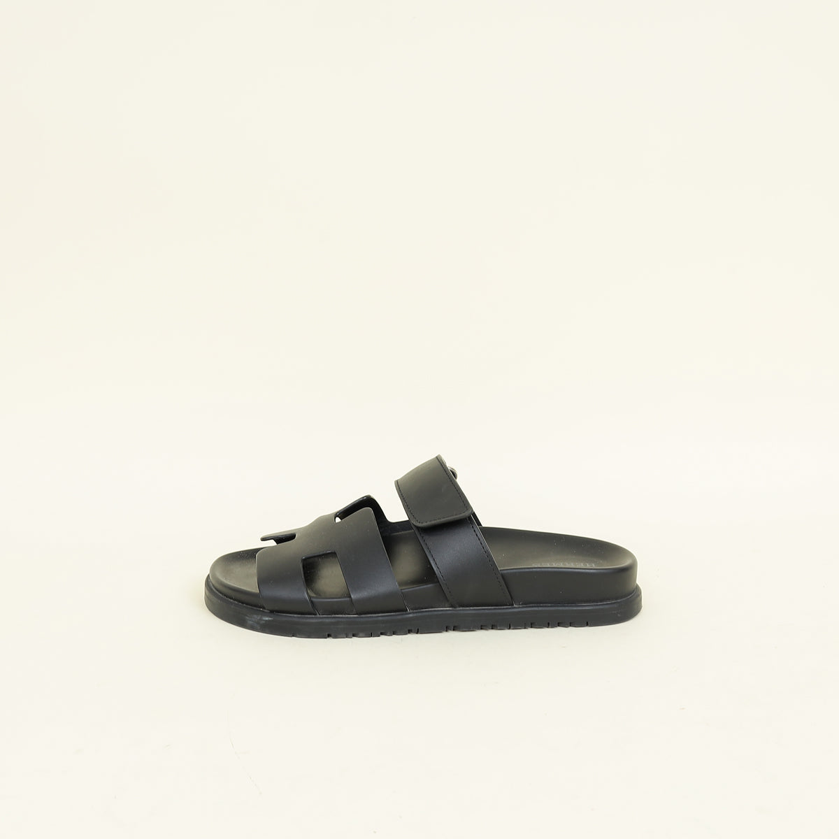 Hermes Noir Chypre Sandal 36