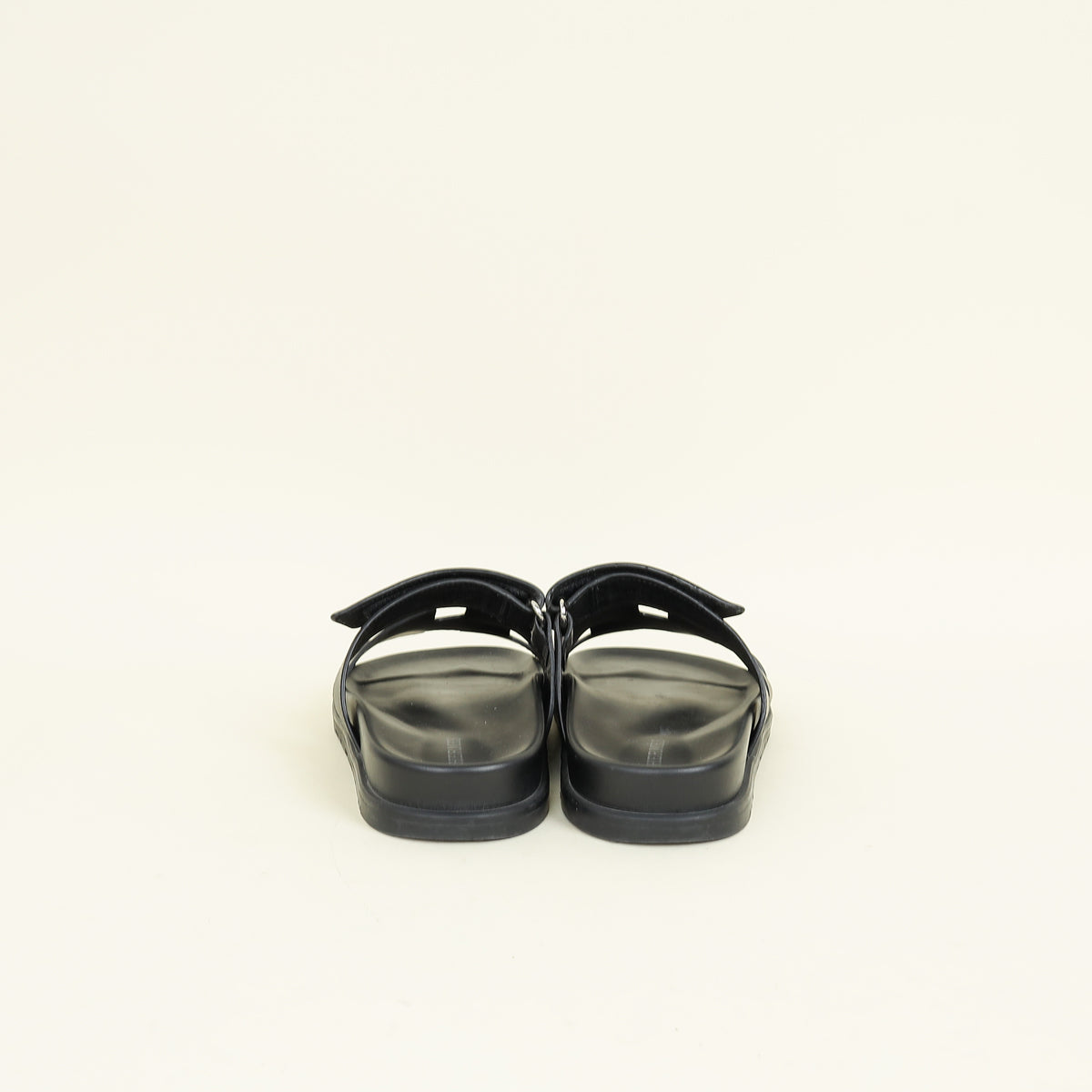 Hermes Noir Chypre Sandal 36