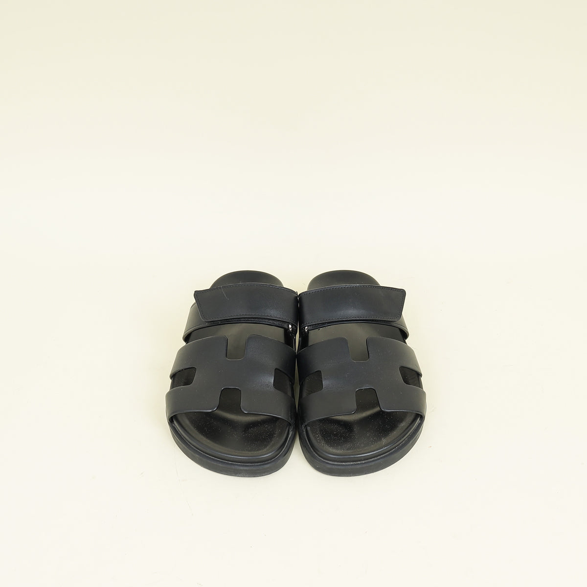 Hermes Noir Chypre Sandal 36