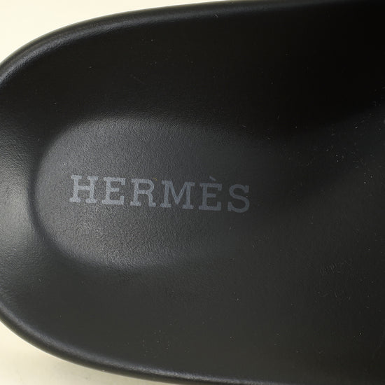 Hermes Bicolor Chypre Suede Goatskin Sandal 36