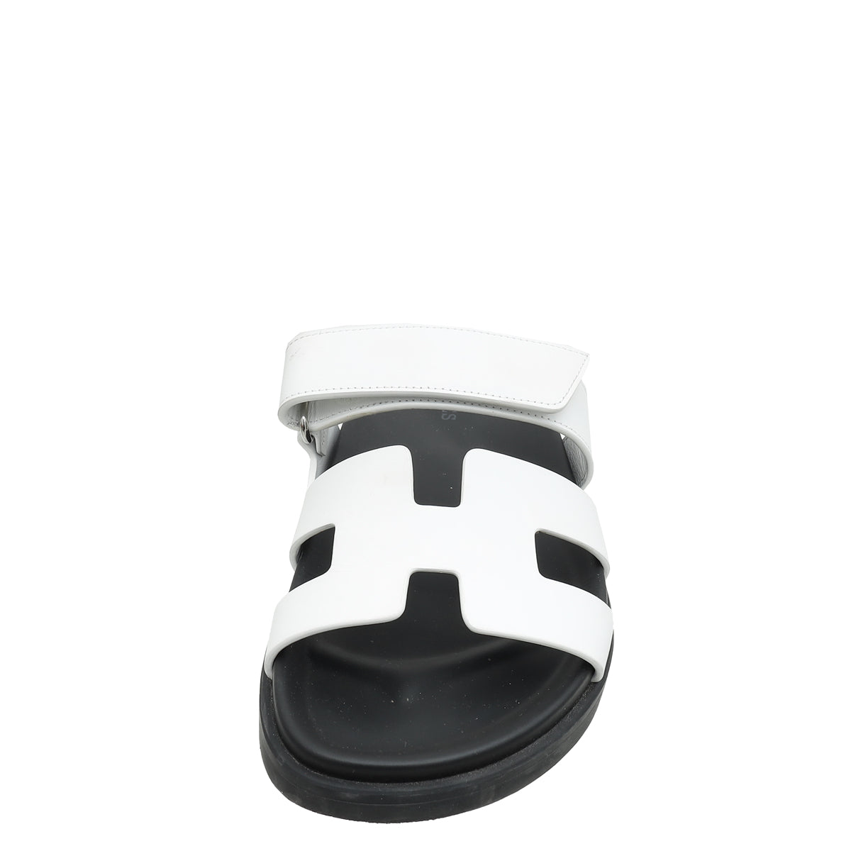 Hermes White Chypre Sandal 36