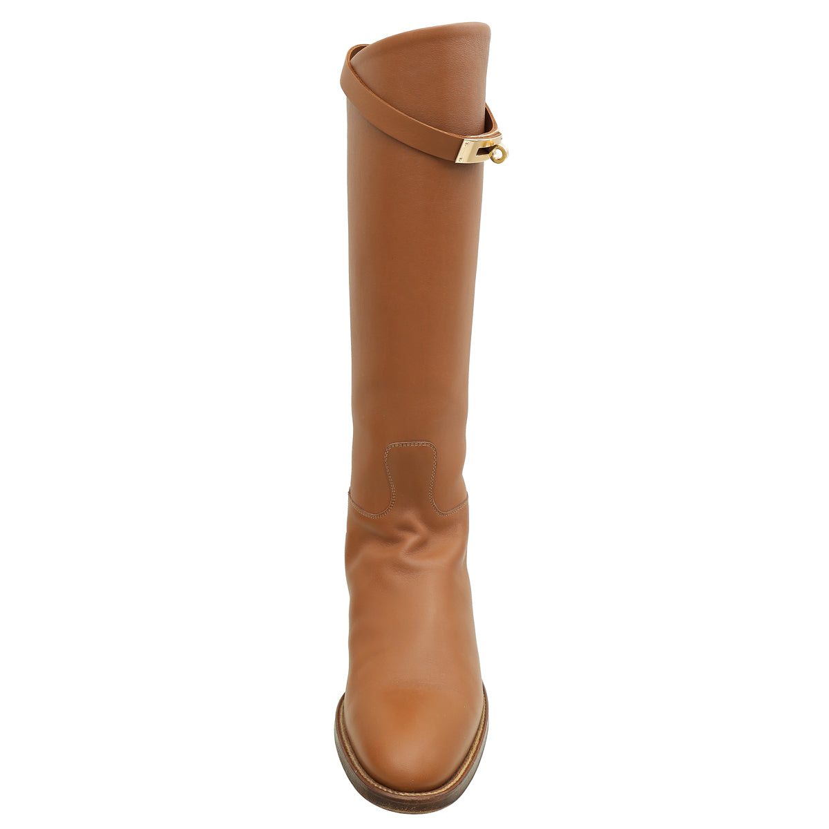 Hermes Gold Jumping Boot 37.5