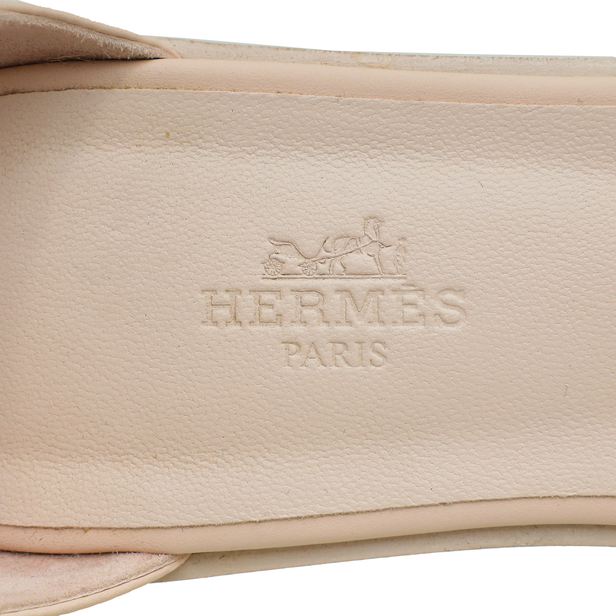 Hermes Rose Porcelaine Santorini Sandal 37
