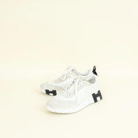 Hermes Blanc Bouncing Sneaker 37