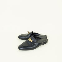 Hermes Noir OZ Mule 38